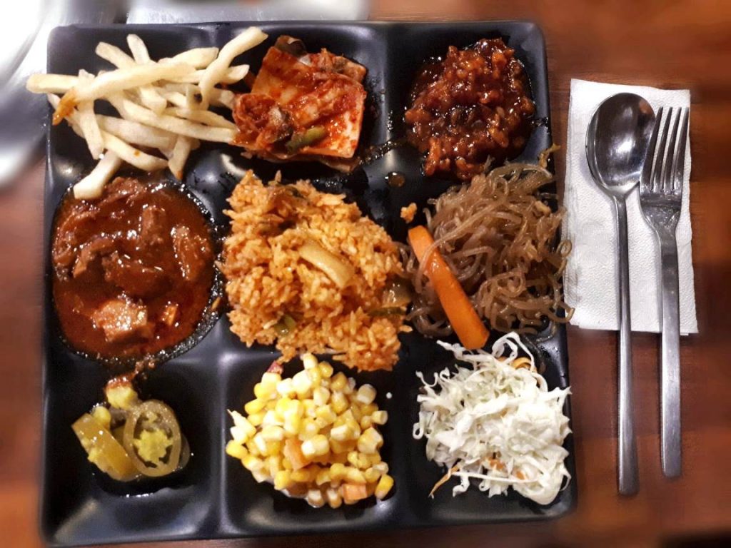 Korean food in Barangay Seoul in Cebu