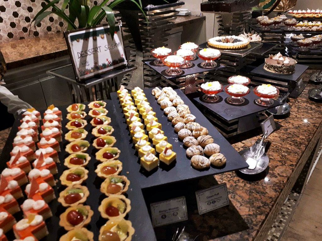 Desserts station in Cafe Bai in Bai Hotel in Mandaue City