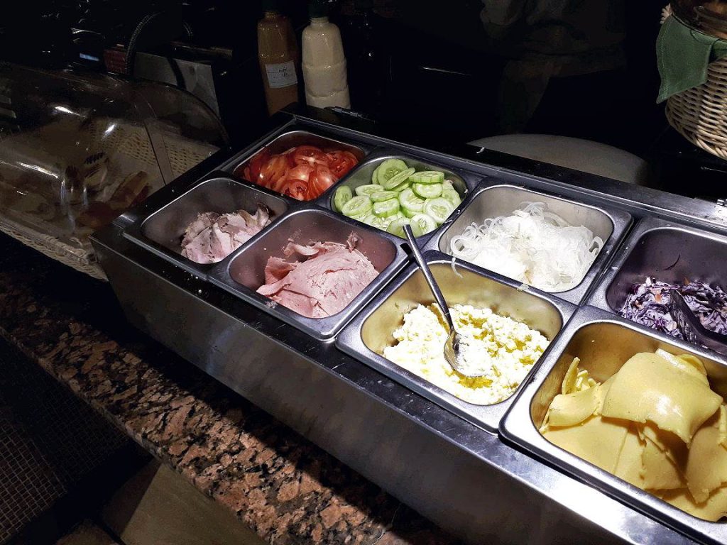 Salad Station in Cafe Bai in Bai Hotel in Mandaue City