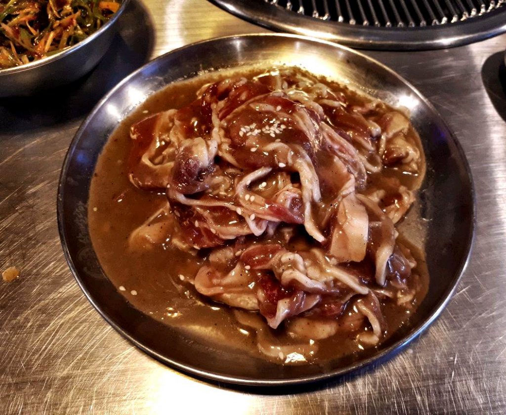 Boolgogi Beef in Samgyupsalamat