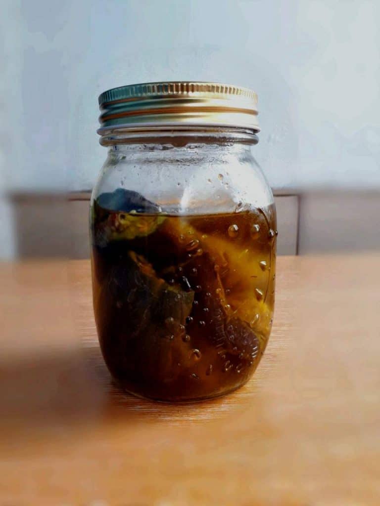 Makdous Recipe for putting the eggplant in a jar with olive oil