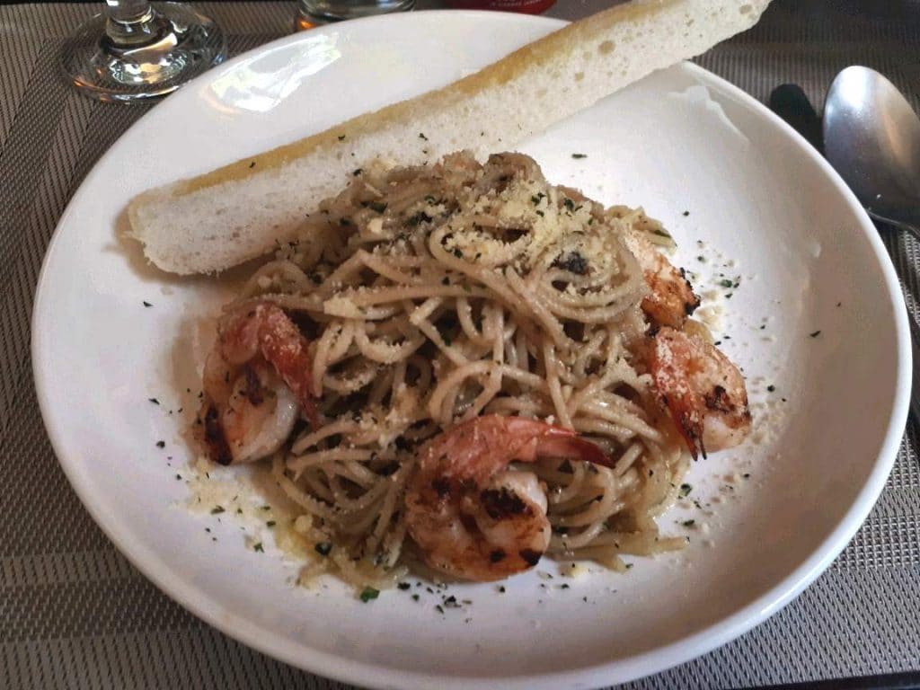 Shrimp & Spaghetti Aglio Olio