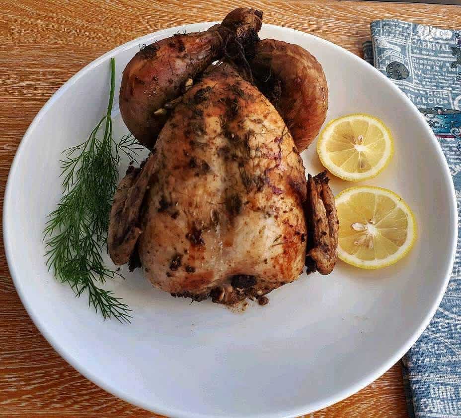 Roasted herb chicken recipe