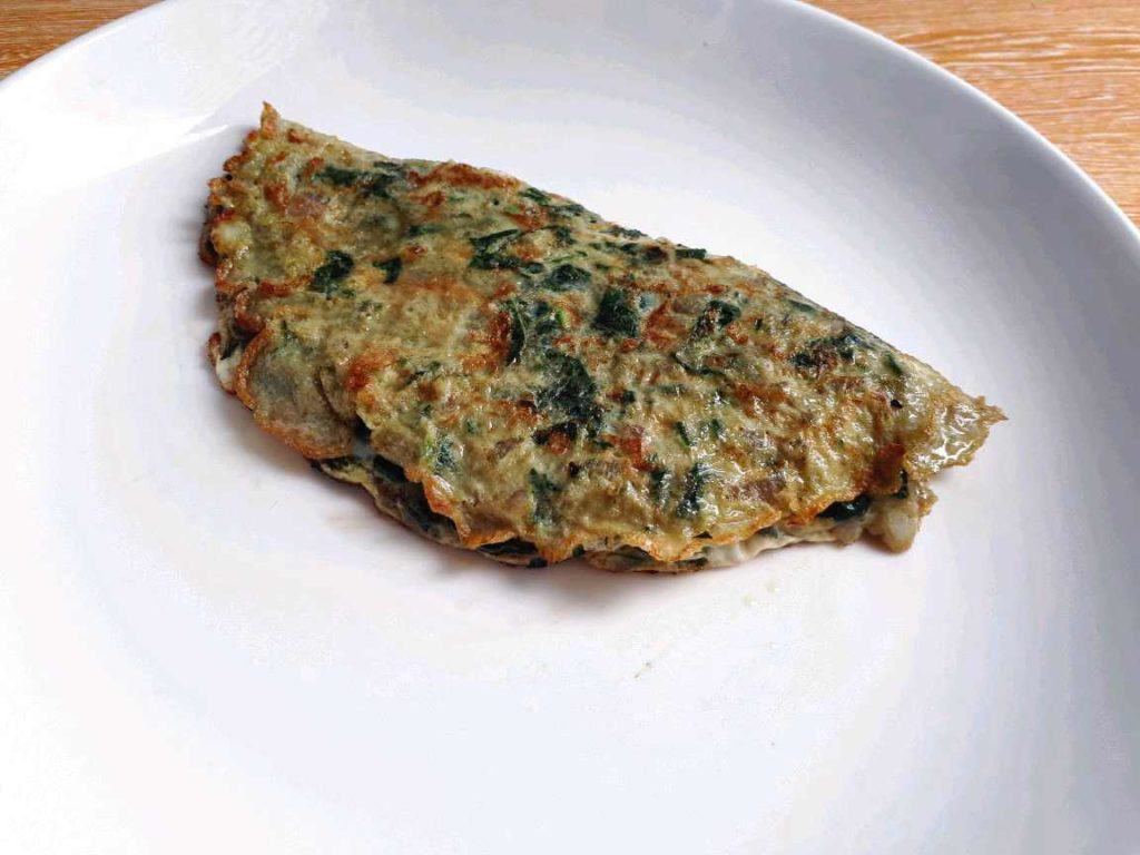 spinach omelette recipe