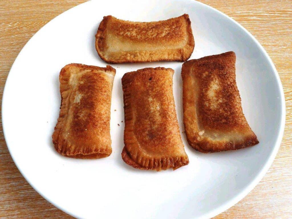 My version of Jollibee Tuna Pie Recipe in a plate