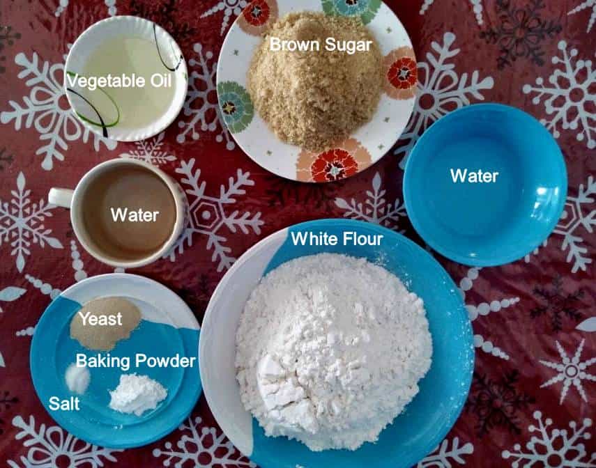 Ingredients of Siopao Dough