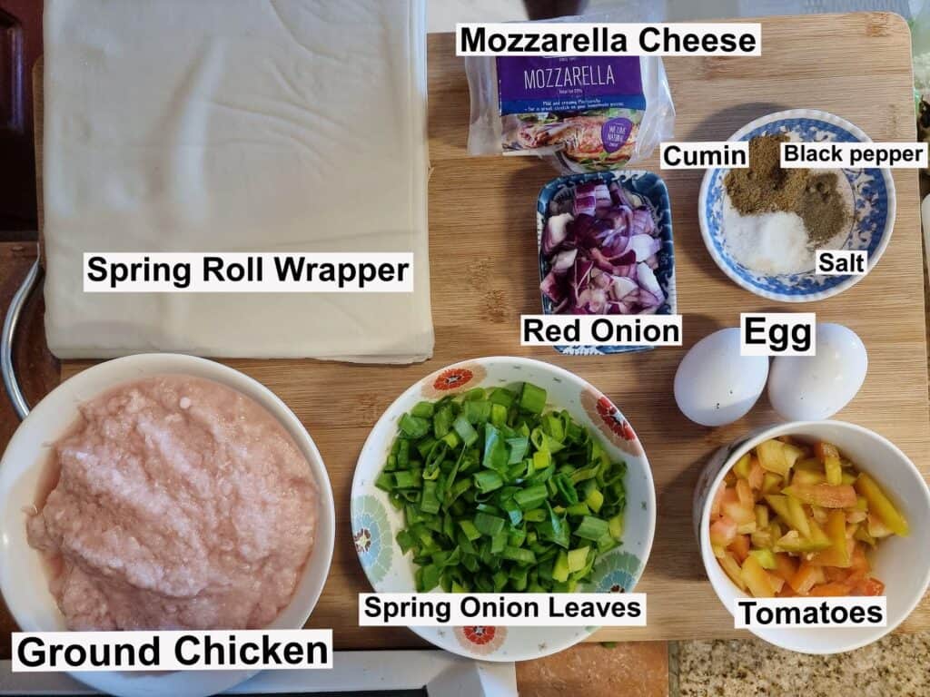 Ingredients of muttabaq